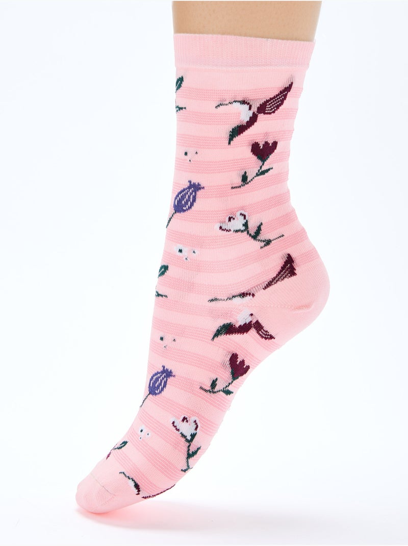 Lot de 3 paires de mi-chaussettes - DAXON Multicolore - Kiabi