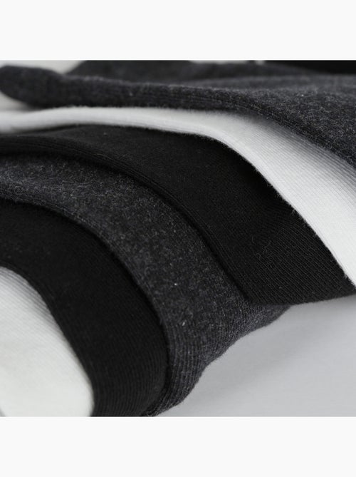 Lot de 3 Paires de Mi-Chaussettes Basique Coton - Kiabi