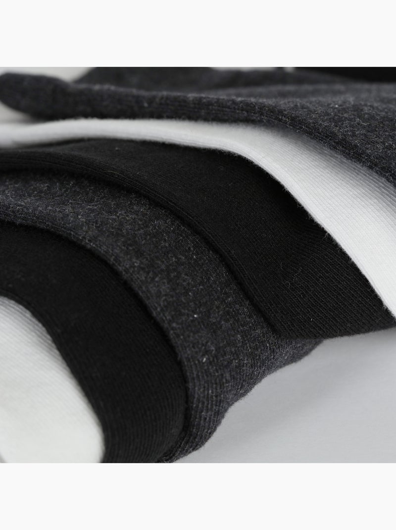 Lot de 3 Paires de Mi-Chaussettes Basique Coton Blanc - Kiabi