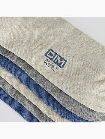 Lot de 3 Paires de Mi-Chaussettes Basique Coton