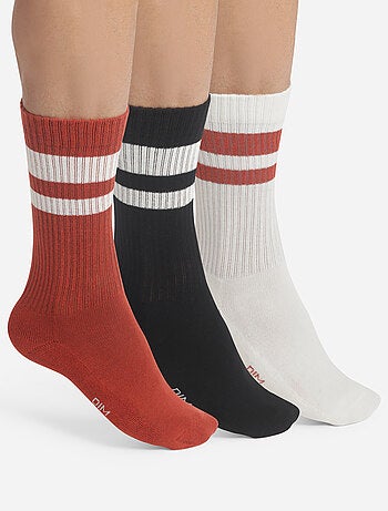 Lot de 3 paires de mi-chaussettes de sport EcoDim