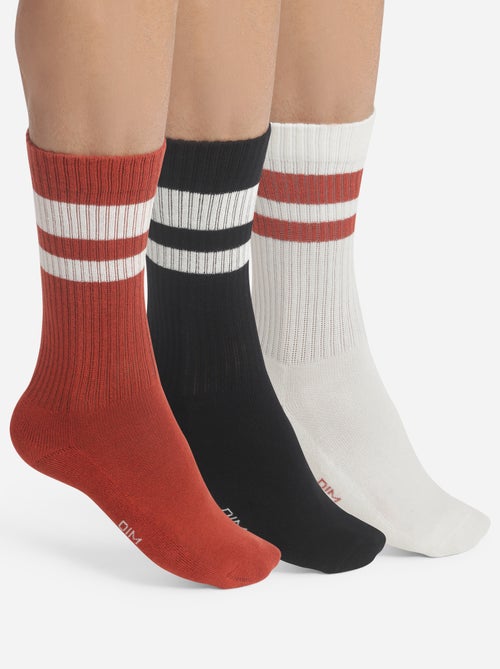 Lot de 3 paires de mi-chaussettes de sport EcoDim - Kiabi