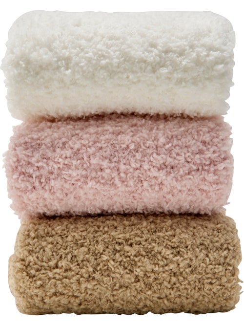 Lot de 3 paires de mi-chaussettes douces - DAXON - Kiabi