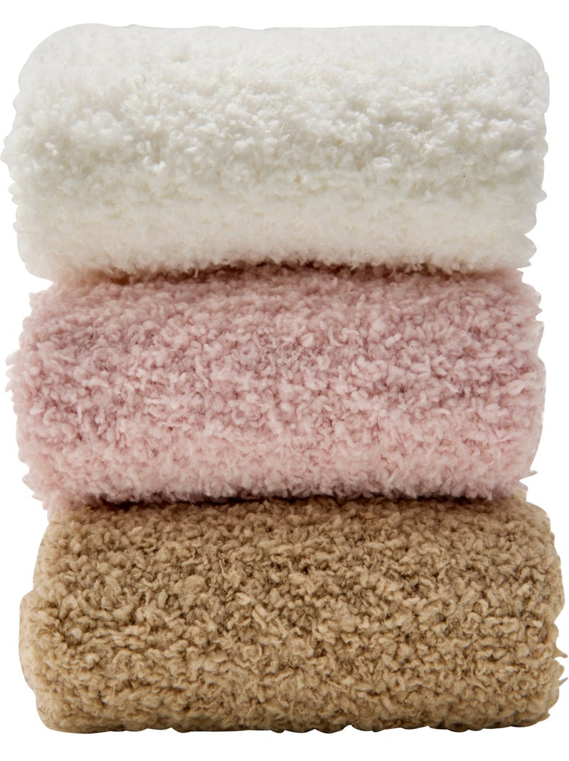 Lot de 3 paires de mi-chaussettes douces - DAXON Multicolore - Kiabi
