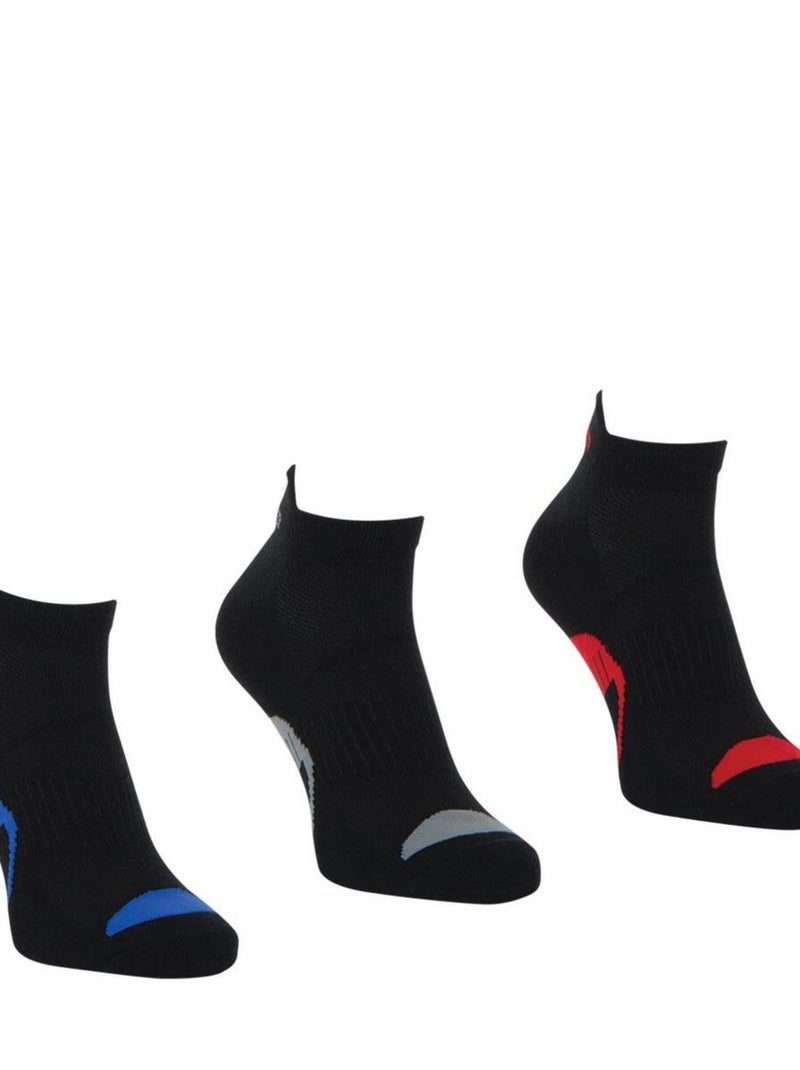 Lot de 3 paires de mi-chaussettes Homme Wilson Noir - Kiabi