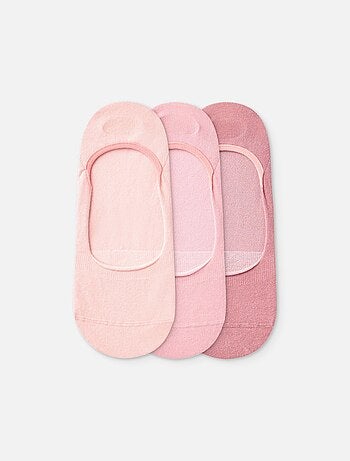 Lot de 3 Paires de Protège-Pieds Dedoles en Coton Recyclé