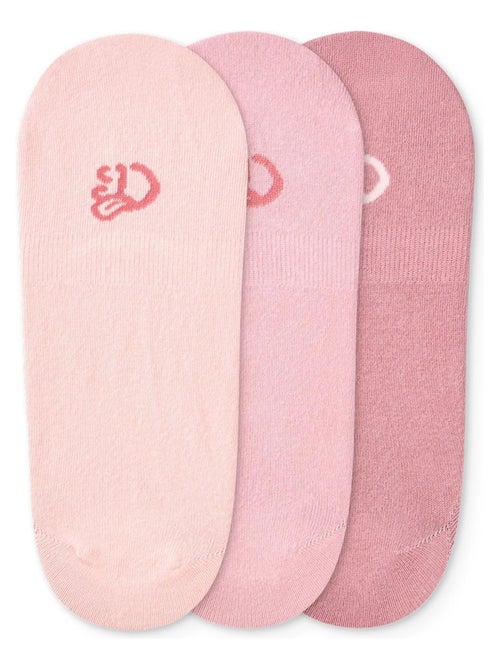 Lot de 3 Paires de Protège-Pieds Dedoles en Coton Recyclé - Kiabi