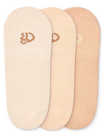 Lot de 3 Paires de Protège-Pieds Dedoles en Coton Recyclé