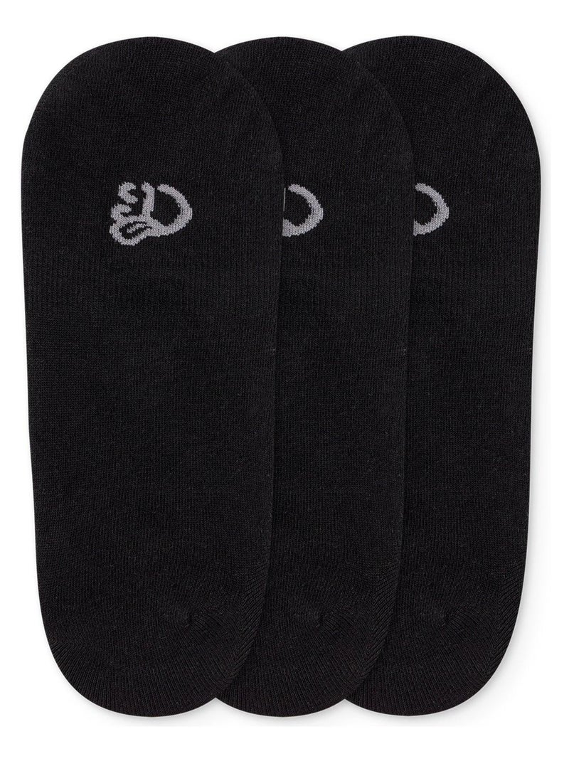 Lot de 3 Paires de Protège-Pieds Dedoles en Coton Recyclé Multicolore - Kiabi