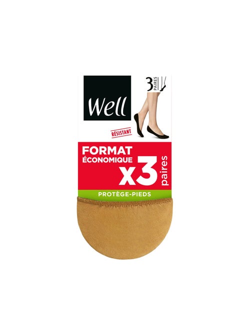 Lot de 3 paires de protège-pieds FORMAT ECO - Kiabi