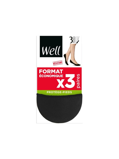 Lot de 3 paires de protège-pieds FORMAT ECO - Kiabi