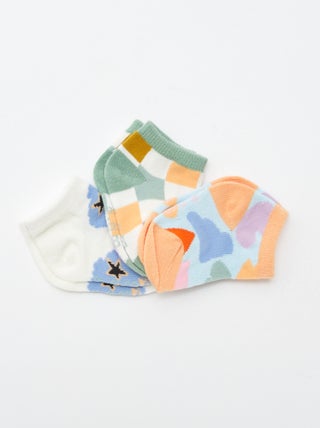 Lot de 3 paires de socquettes - Grafik Edition
