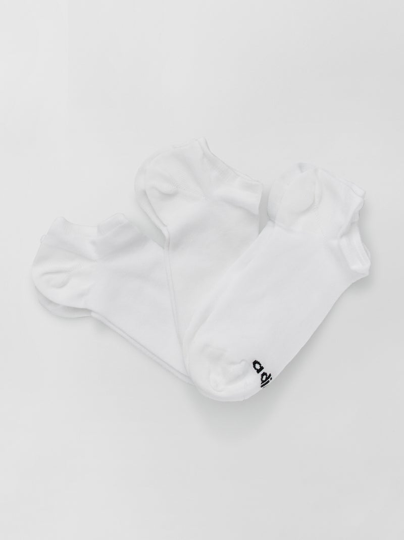 Lot de 3 paires de socquettes 'adidas' blanc - Kiabi