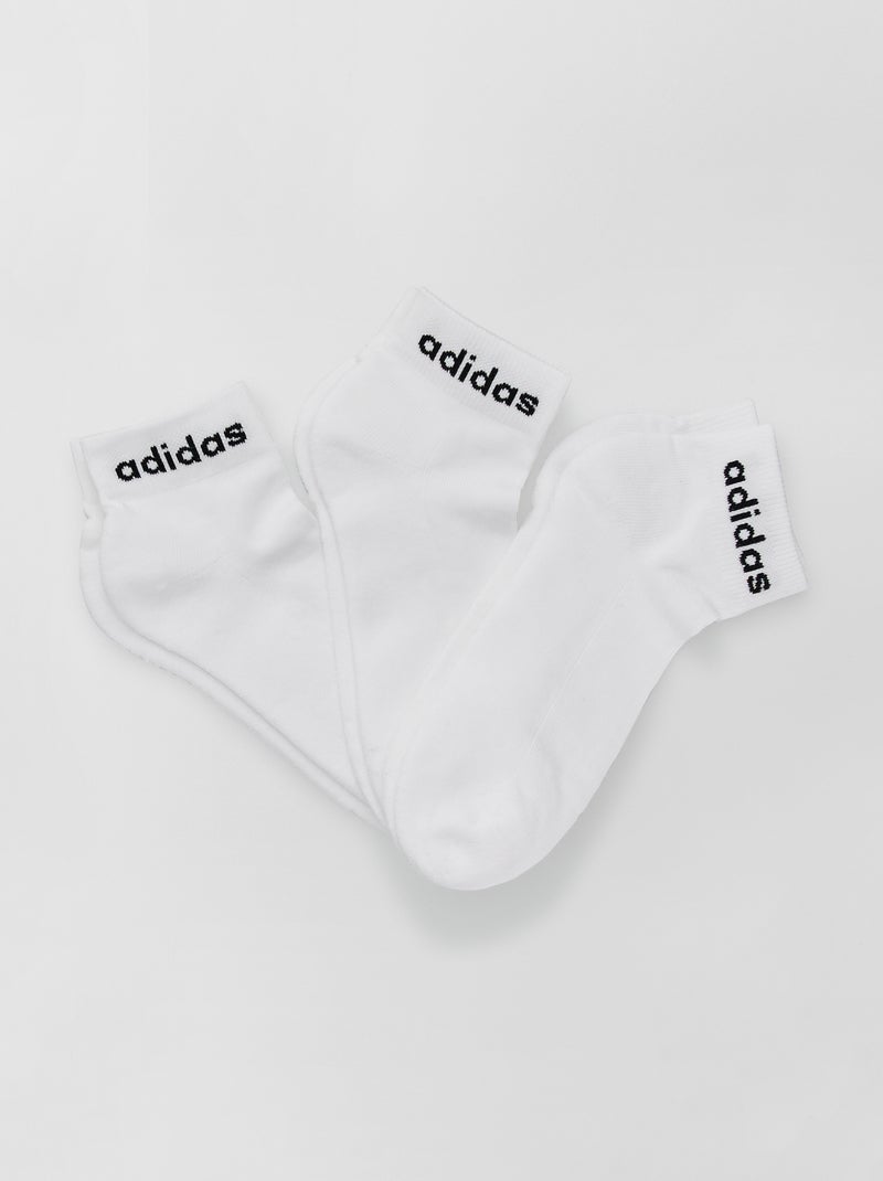 Lot de 3 paires de socquettes 'adidas' blanc - Kiabi