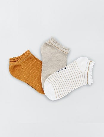 Lot de 3 paires de socquettes