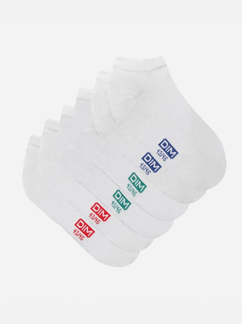 Lot de 3 Paires de Socquettes Courtes Basique Coton - Kiabi