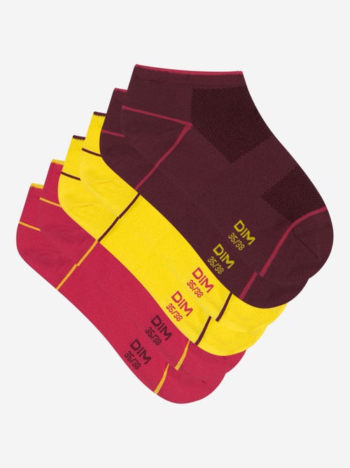 Lot de 3 Paires de Socquettes de Sport Sport - Kiabi
