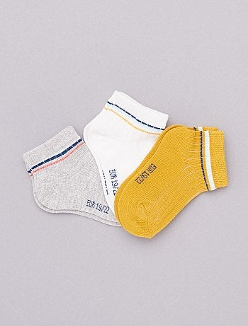 Lot de 3 paires de socquettes 'éco-conception'