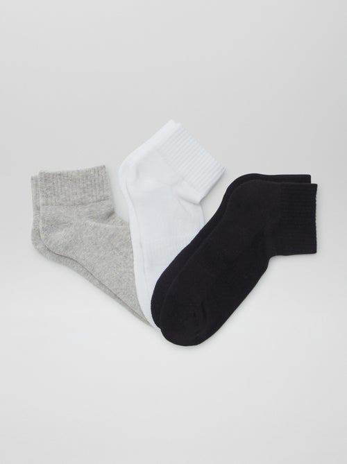 Lot de 3 paires de socquettes - Kiabi