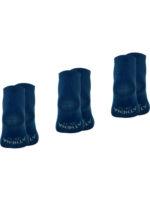 Lot de 3 paires de socquettes homme My Petit Prix Athena - Kiabi