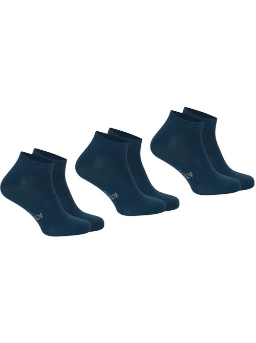 Lot de 3 paires de socquettes homme my petit prix athena - Kiabi Lot de 3 paires de socquettes homme my petit prix athena - Kiabi