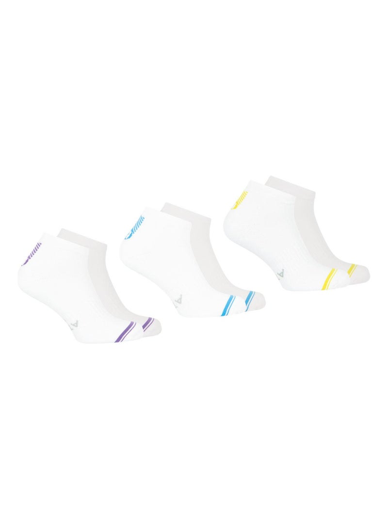Lot de 3 paires de socquettes homme Training Dry Athena Blanc - Kiabi
