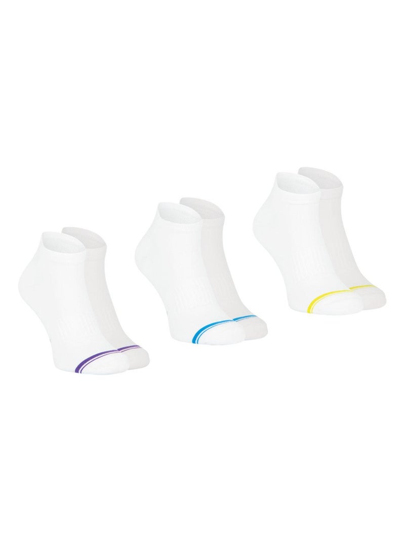 Lot de 3 paires de socquettes homme Training Dry Athena Blanc - Kiabi