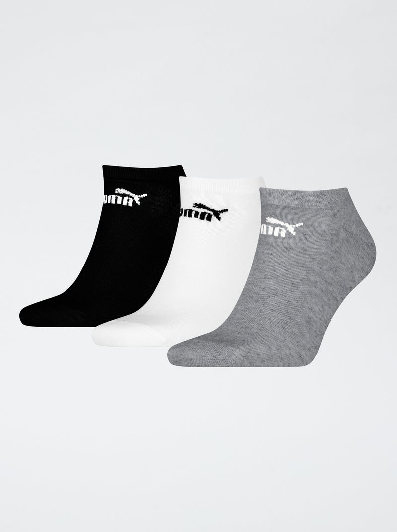 Lot de 3 paires de socquettes 'Puma' Noir - Kiabi