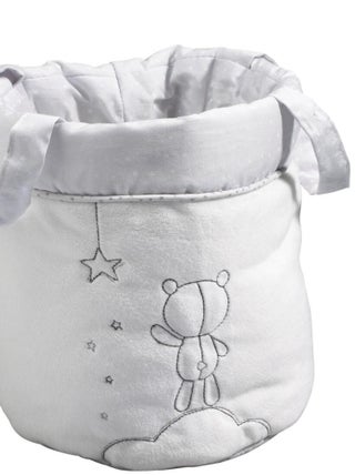 Lot de 3 panières gigognes en coton gris - SAUTHON