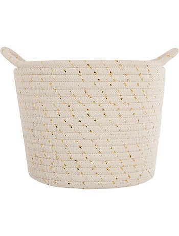 Lot de 3 paniers à anses en coton tressé BODHI