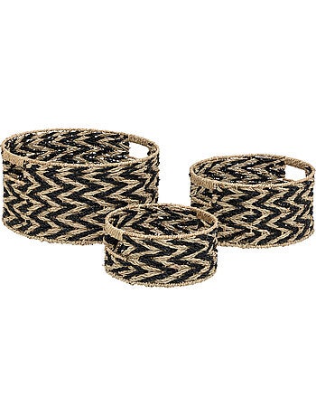 Lot de 3 paniers ANGIE