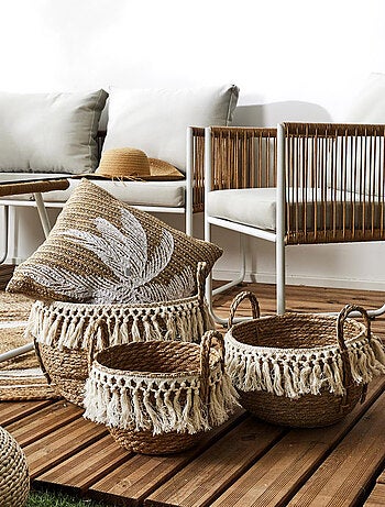 Lot de 3 paniers de rangement ADELAIDE