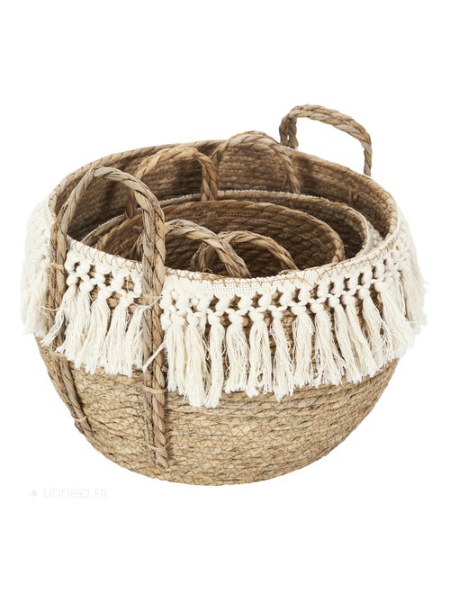 Lot de 3 paniers de rangement ADELAIDE - Kiabi