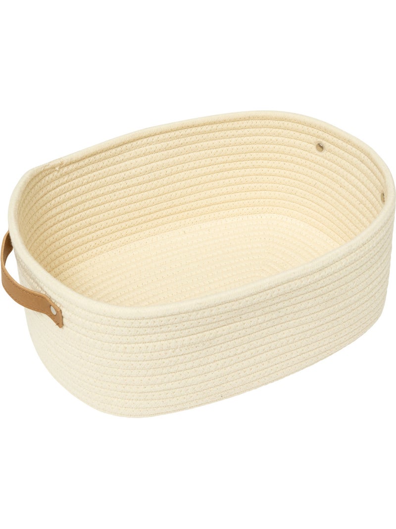 Lot de 3 paniers de rangement DUO Beige - Kiabi