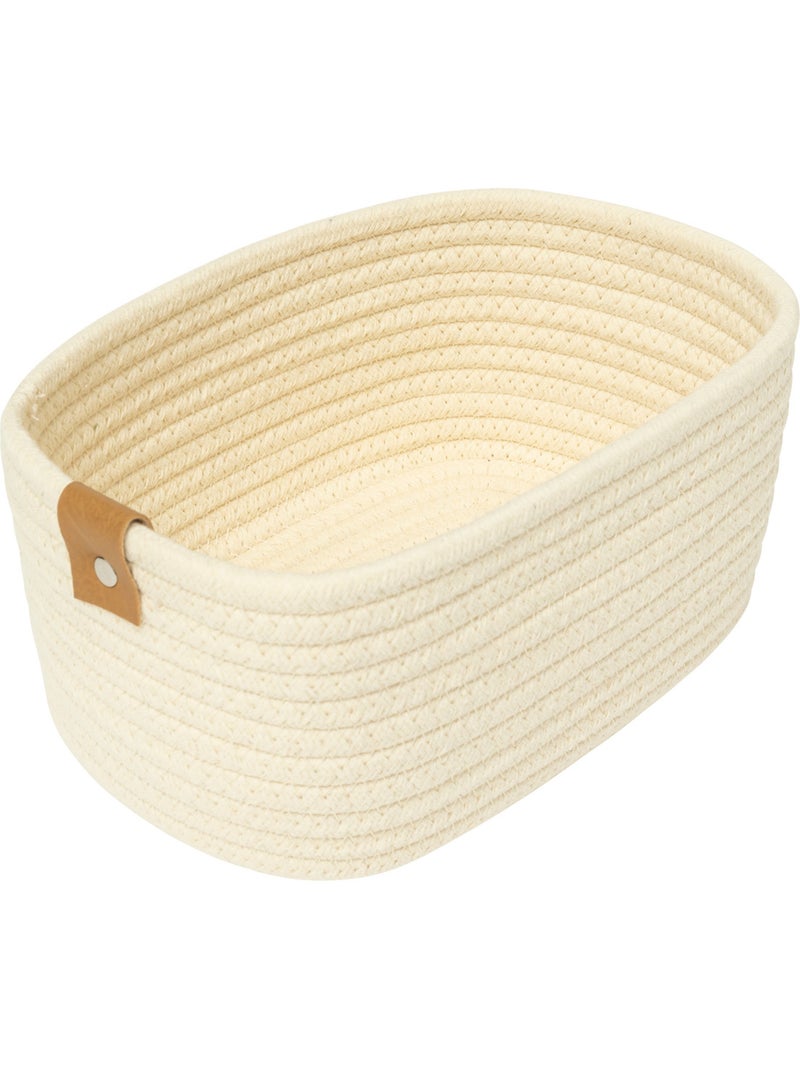 Lot de 3 paniers de rangement DUO Beige - Kiabi