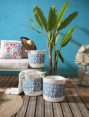 Lot de 3 paniers de rangement JAIPUR