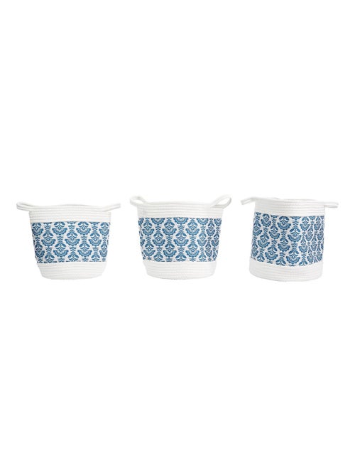 Lot de 3 paniers de rangement JAIPUR - Kiabi