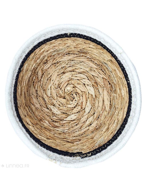 Lot de 3 paniers de rangement tressés BRAID - Kiabi