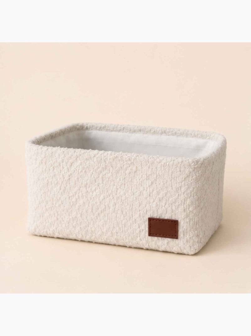 Lot de 3 paniers en bouclette beige Beige - Kiabi