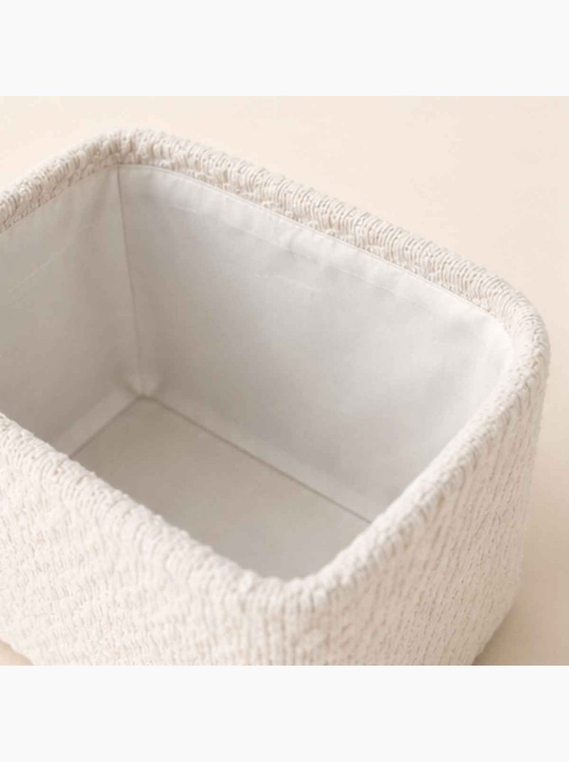 Lot de 3 paniers en bouclette beige Beige - Kiabi