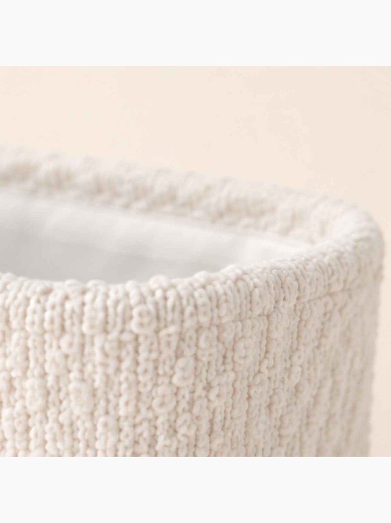 Lot de 3 paniers en bouclette beige Beige - Kiabi