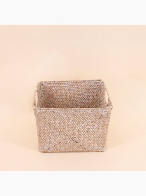 Lot de 3 paniers en fibre naturelle - Kiabi