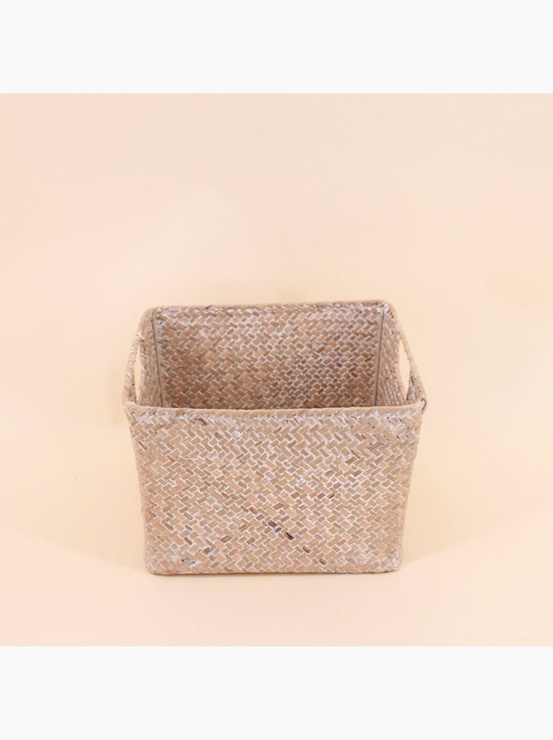Lot de 3 paniers en fibre naturelle Beige - Kiabi