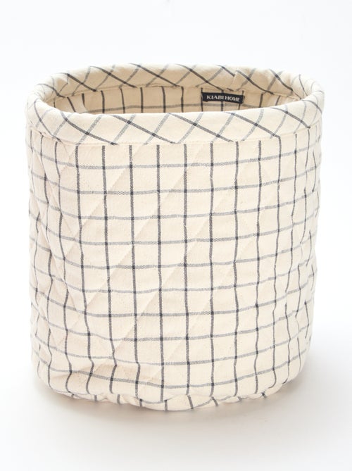 Lot de 3 paniers en tissu - Kiabi Home - Kiabi