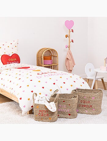 Lot de 3 paniers enfant avec poignées NEREE