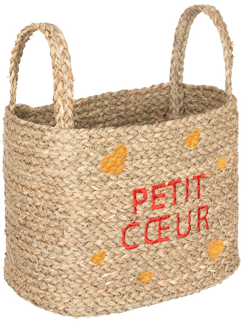 Lot de 3 paniers enfant avec poignées NEREE Beige - Kiabi