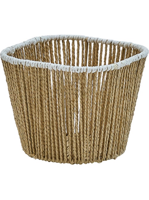 Lot de 3 paniers gigogne tressés avec couvercle BANJO - Kiabi