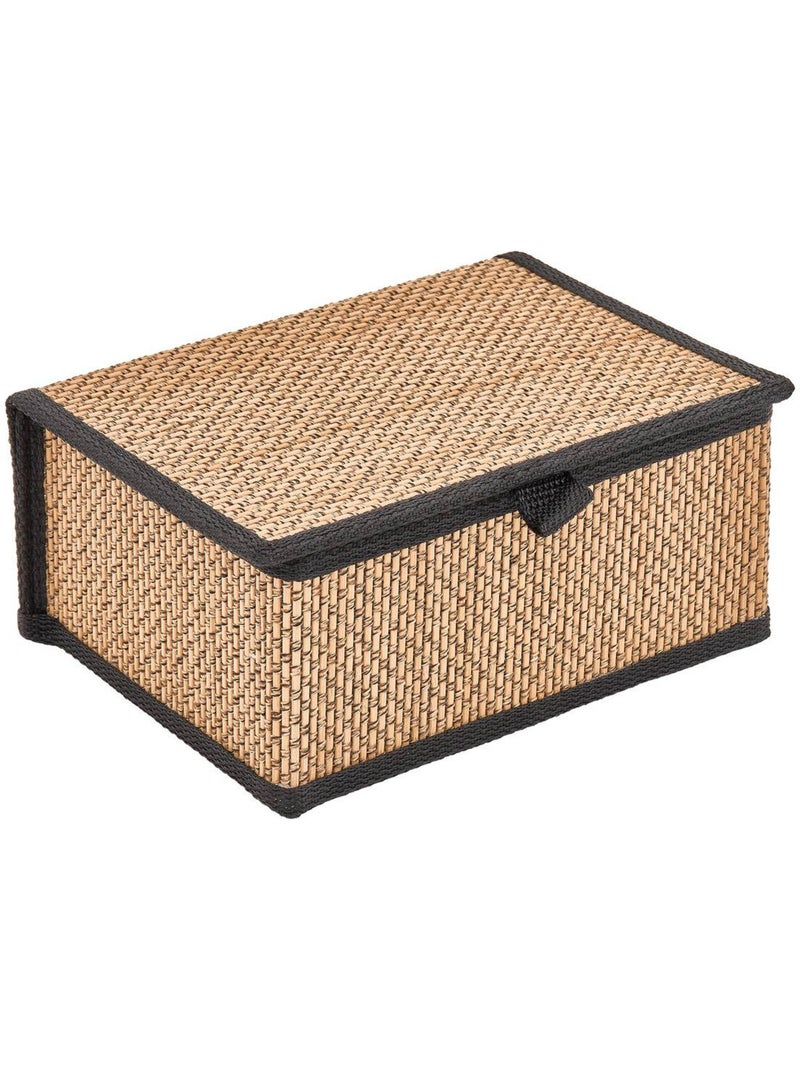 Lot de 3 paniers L25/30/33,5cm STEMY Noir - Kiabi