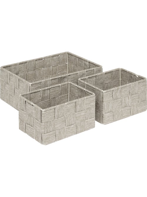 Lot de 3 paniers LISE - Kiabi