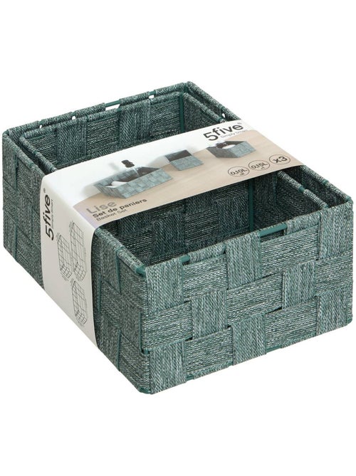 Lot de 3 paniers LISE - Kiabi
